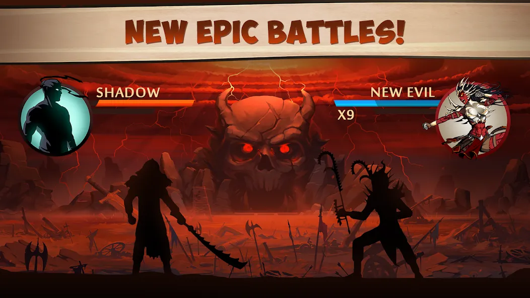Скачать Shadow Fight 2 — Последняя версия (Много денег и алмазов) — скриншот 1 Скачать Shadow Fight 2 — Последняя версия (Много денег и алмазов) — скриншот 1