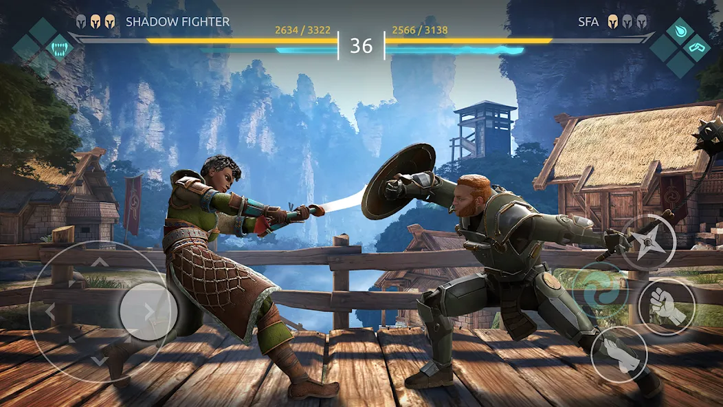 Скачать Shadow Fight 4: Arena — Последняя версия (Много денег и бесконечная энергия) — скриншот 1
