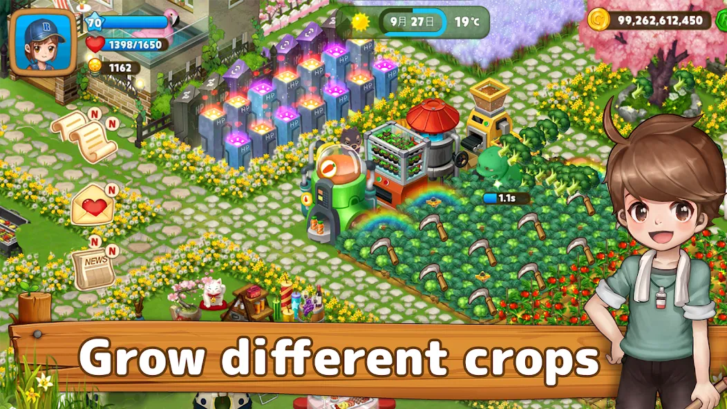 Real Farm : Save the World на Андроид — Много денег — скриншот 1