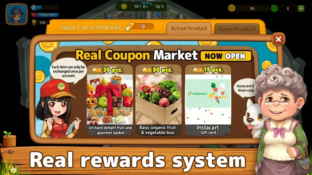 Real Farm : Save the World на Андроид — Много денег — скриншот 5