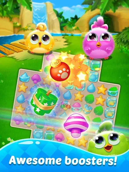 Скачать Puzzle Wings: match 3 games MOD APK — Много жизней — скриншот 1