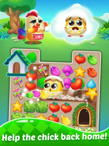 Скачать Puzzle Wings: match 3 games MOD APK — Много жизней — скриншот 3