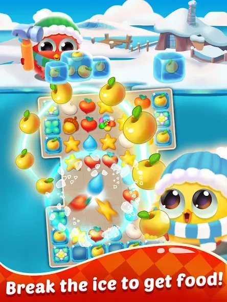 Скачать Puzzle Wings: match 3 games MOD APK — Много жизней — скриншот 4