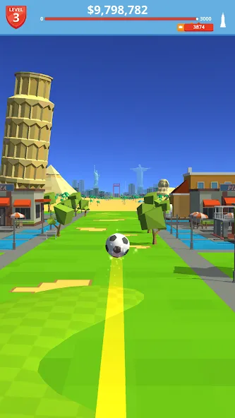 Soccer Kick на Андроид — Много денег — скриншот 4