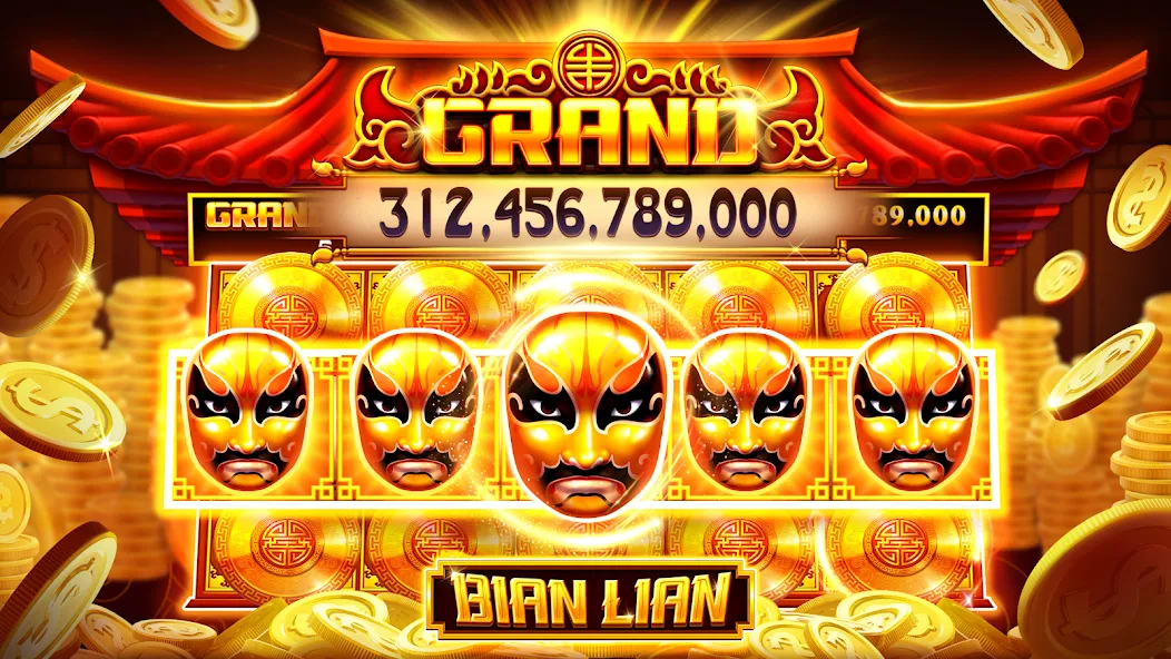 House of Slots - Casino Games — Взломанная версия (Много денег) — скриншот 1