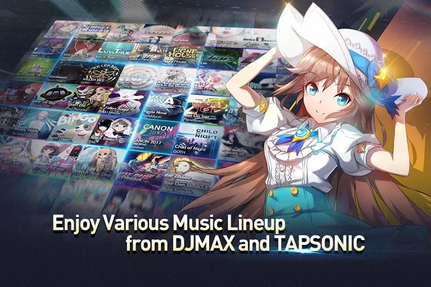TAPSONIC TOP -Music Grand prix MOD APK на Android — Много денег и алмазов — скриншот 3