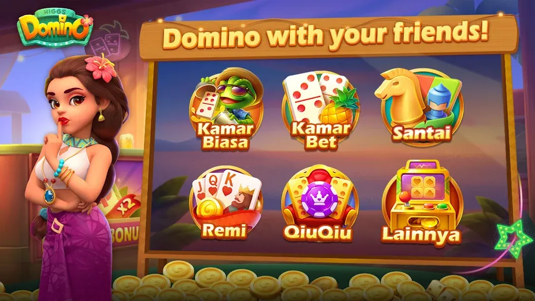 Higgs Domino Island (Мод Взлом на бесконечные монеты и золото) — скриншот 1 Higgs Domino Island (Мод Взлом на бесконечные монеты и золото) — скриншот 1