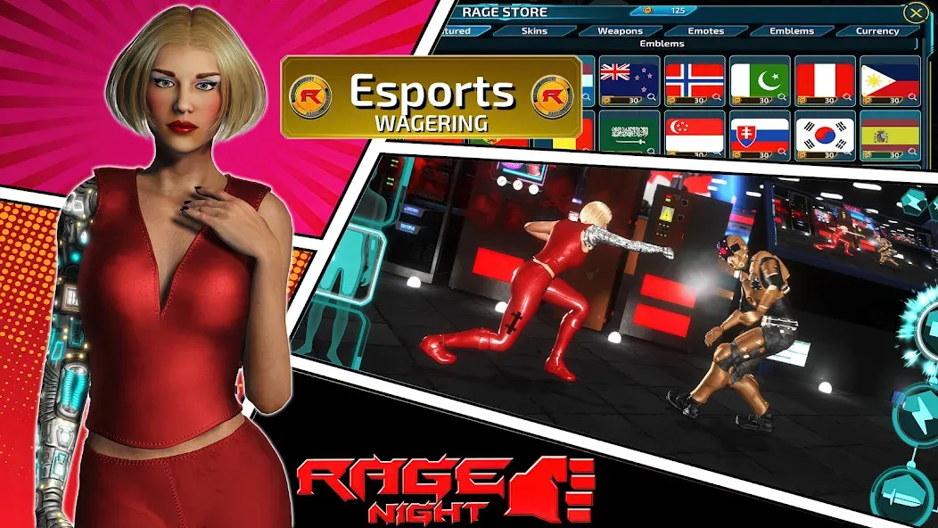 Rage Night MOD APK — Много денег — скриншот 2