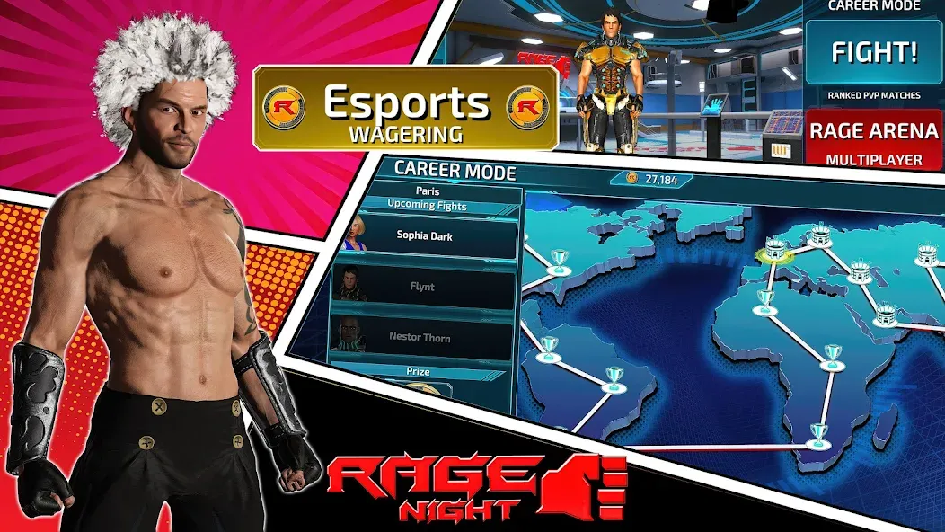 Rage Night MOD APK — Много денег — скриншот 3