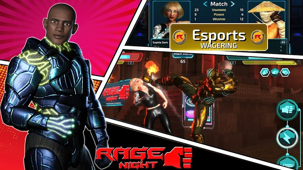 Rage Night MOD APK — Много денег — скриншот 4