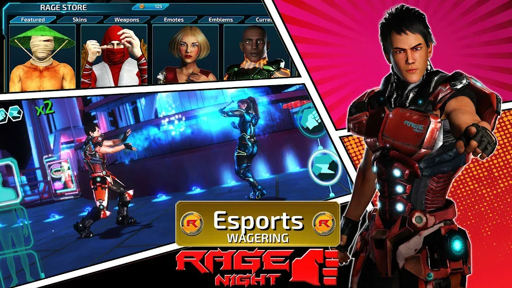 Rage Night MOD APK — Много денег — скриншот 5