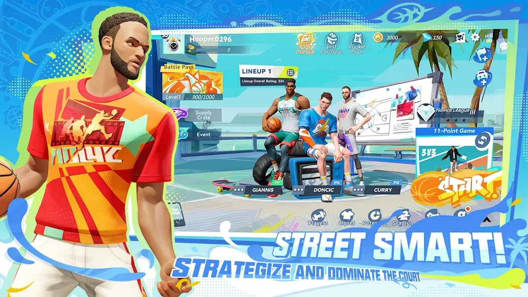 Скачать Dunk City Dynasty — Модификация Много денег — скриншот 4