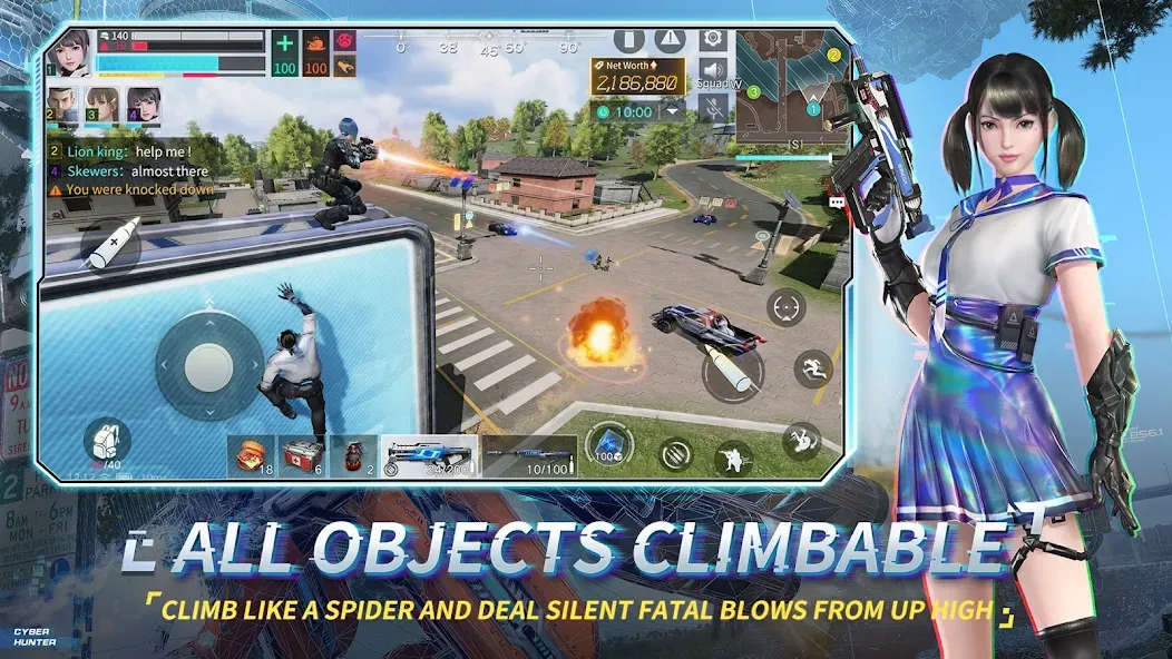 Cyber Hunter Mod APK Много денег — Скачать на Андроид — скриншот 3