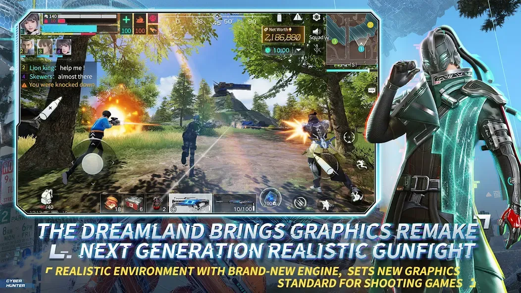 Cyber Hunter Mod APK Много денег — Скачать на Андроид — скриншот 4