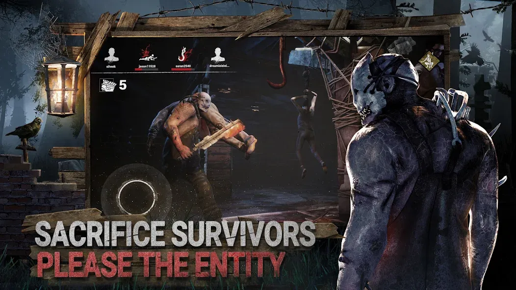 Dead by Daylight Mobile MOD APK — Бессмертие и всё открыто — скриншот 3