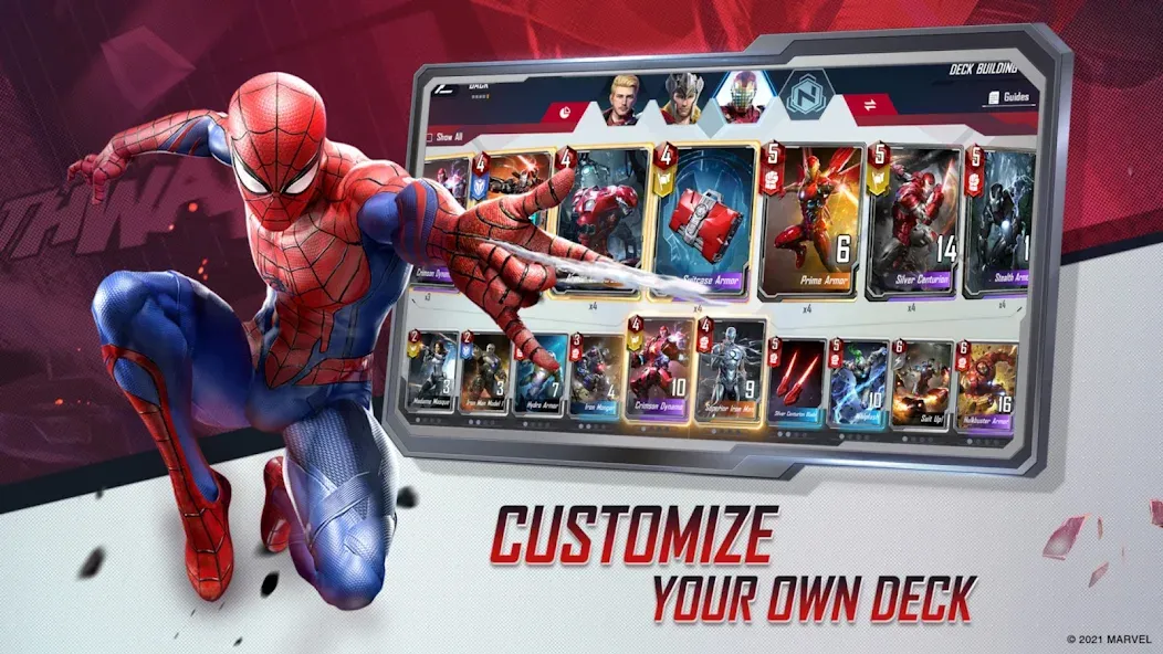 MARVEL Duel MOD — Много денег на Андроид — скриншот 5