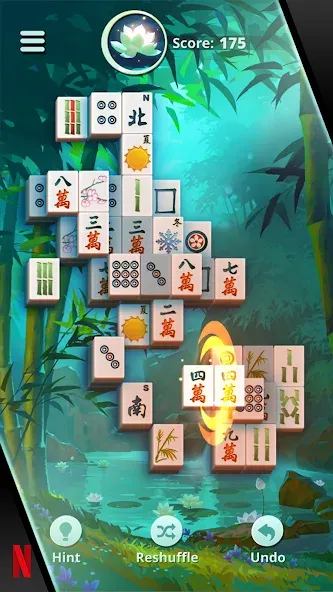 Скачать NETFLIX Mahjong Solitaire на телефон — Много подсказок и без рекламы — скриншот 1