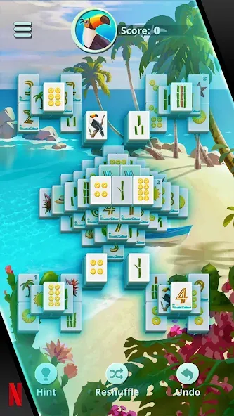 Скачать NETFLIX Mahjong Solitaire на телефон — Много подсказок и без рекламы — скриншот 3