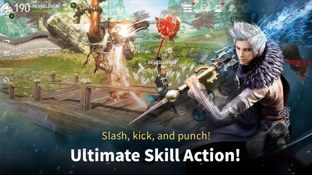 Blade&Soul Revolution на Андроид — Мод Много денег — скриншот 4