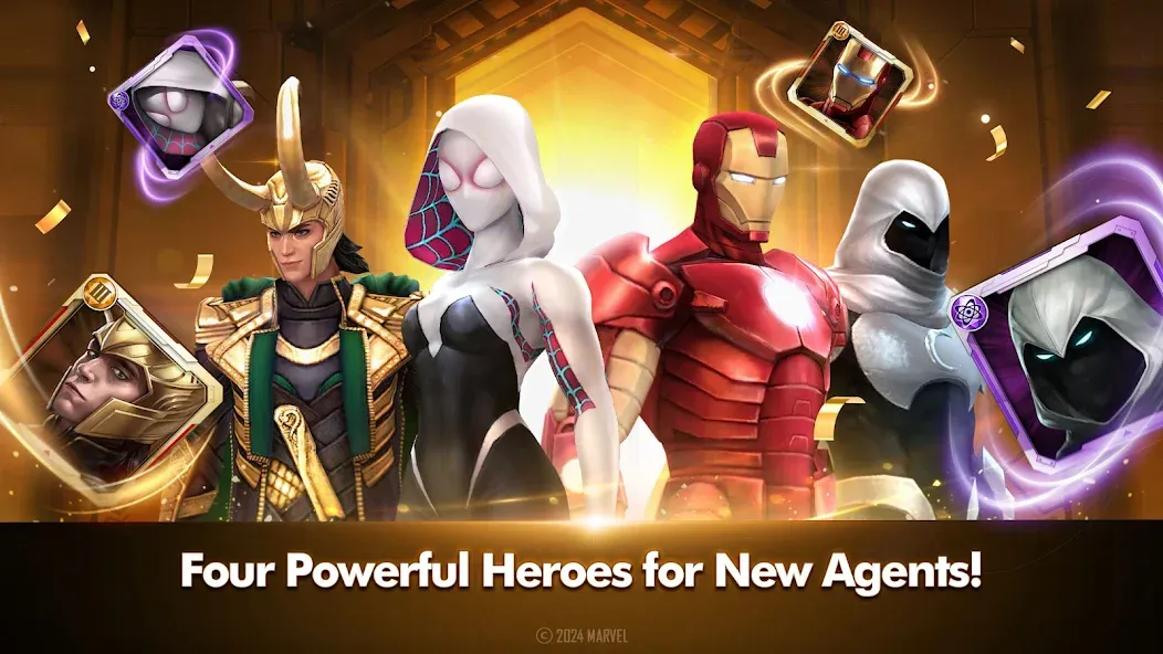 MARVEL Future Fight (Мод Бесплатные покупки) — скриншот 1 MARVEL Future Fight (Мод Бесплатные покупки) — скриншот 1