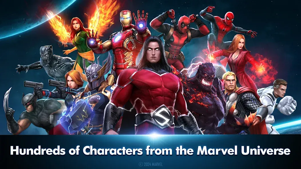 MARVEL Future Fight (Мод Бесплатные покупки) — скриншот 2 MARVEL Future Fight (Мод Бесплатные покупки) — скриншот 2