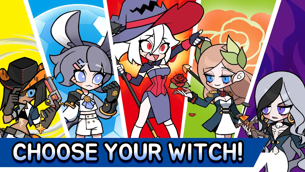 Witch and Council : Idle RPG MOD APK на Android — Бессмертие и высокий урон — скриншот 4