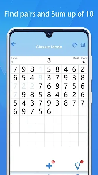 Number Match - 10 & Pairs на Андроид — Много денег — скриншот 1