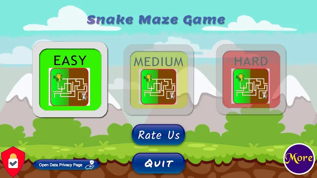 Скачать Snake Maze game (Мод: Много денег) на Андроид — скриншот 1