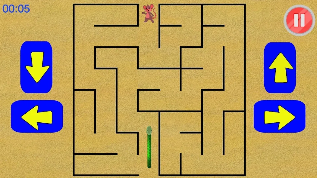 Скачать Snake Maze game (Мод: Много денег) на Андроид — скриншот 3