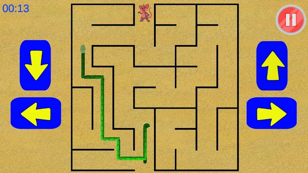 Скачать Snake Maze game (Мод: Много денег) на Андроид — скриншот 4