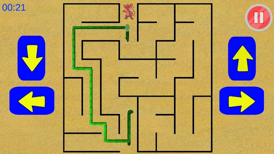 Скачать Snake Maze game (Мод: Много денег) на Андроид — скриншот 5