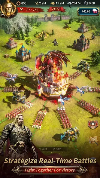 King's Road MOD APK на Android — Много денег и бессмертие — скриншот 1