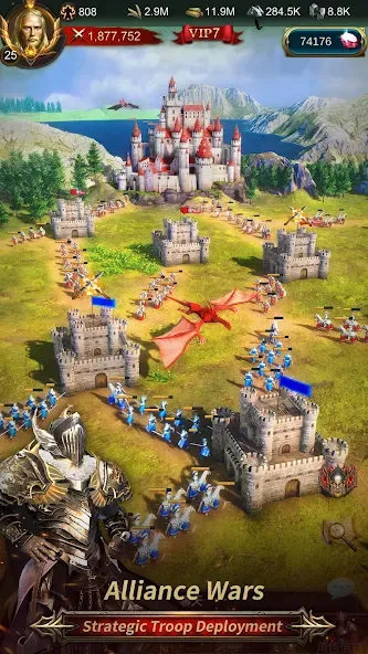 King's Road MOD APK на Android — Много денег и бессмертие — скриншот 3