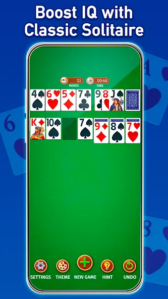 Solitaire: Classic Card Game — Без рекламы — скриншот 1