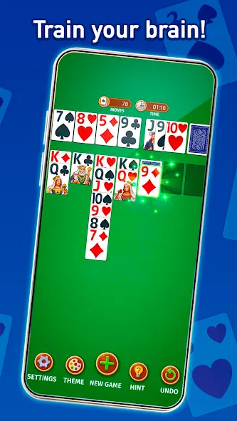 Solitaire: Classic Card Game — Без рекламы — скриншот 2