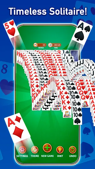 Solitaire: Classic Card Game — Без рекламы — скриншот 3