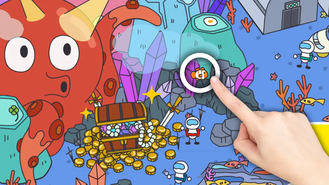 Happy Find : Hidden Objects на Андроид — Мод Бесконечные подсказки — скриншот 1