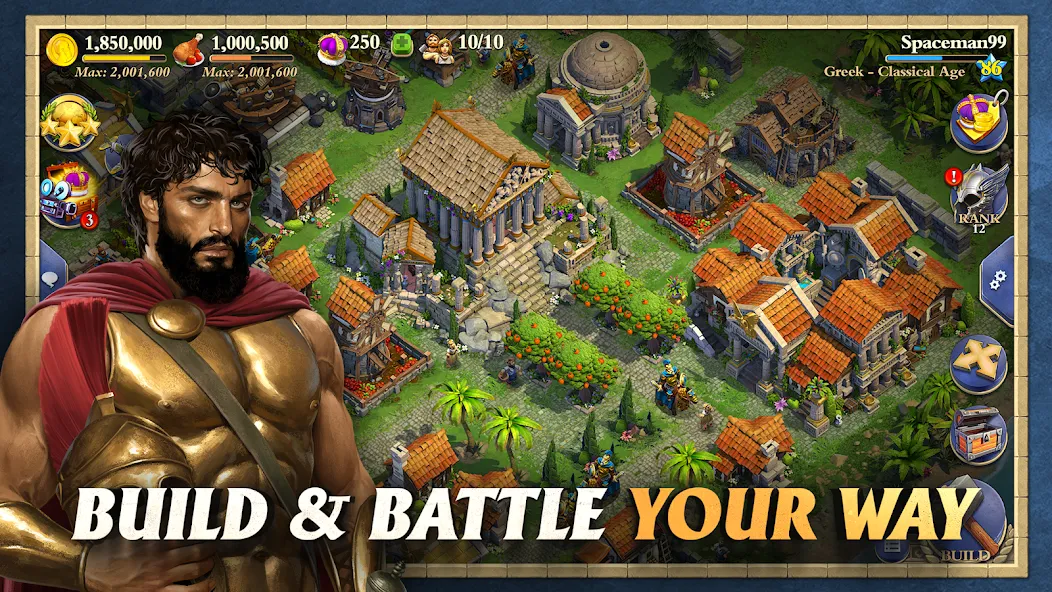 Взломанная DomiNations Asia на Андроид — Много денег — скриншот 3