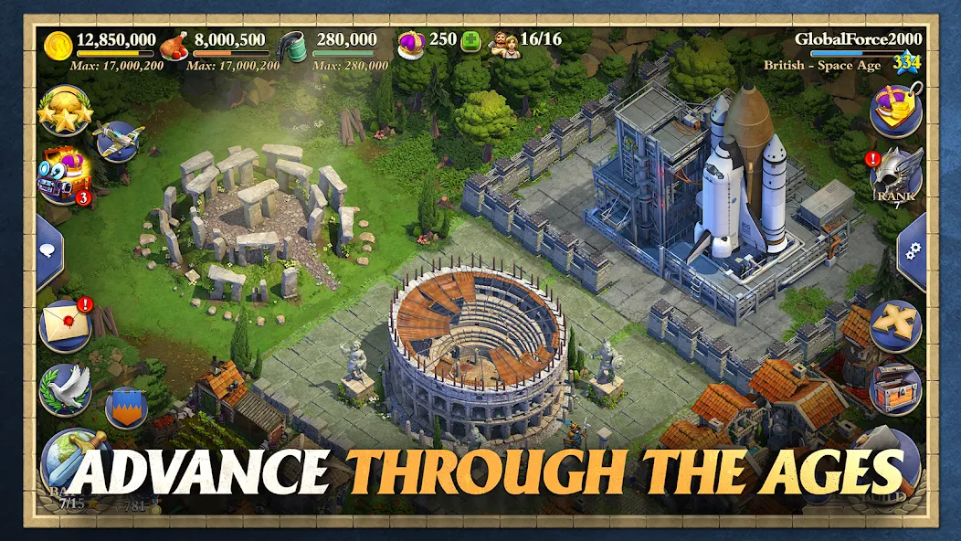 Взломанная DomiNations Asia на Андроид — Много денег — скриншот 4