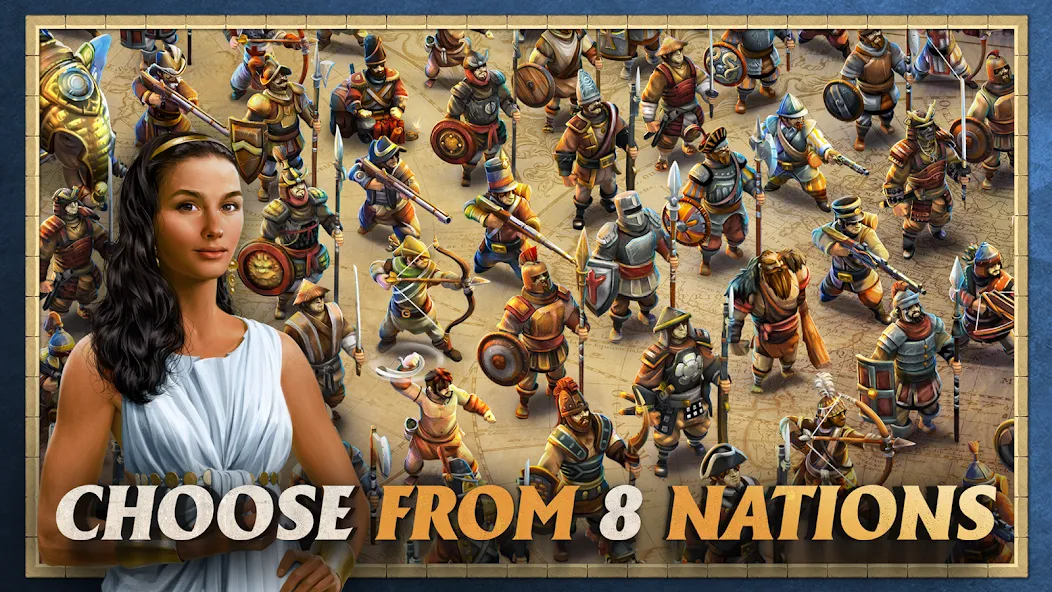 Взломанная DomiNations Asia на Андроид — Много денег — скриншот 5