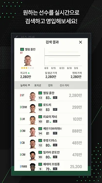EA SPORTS FC Online M MOD APK на Android — Много денег — скриншот 4
