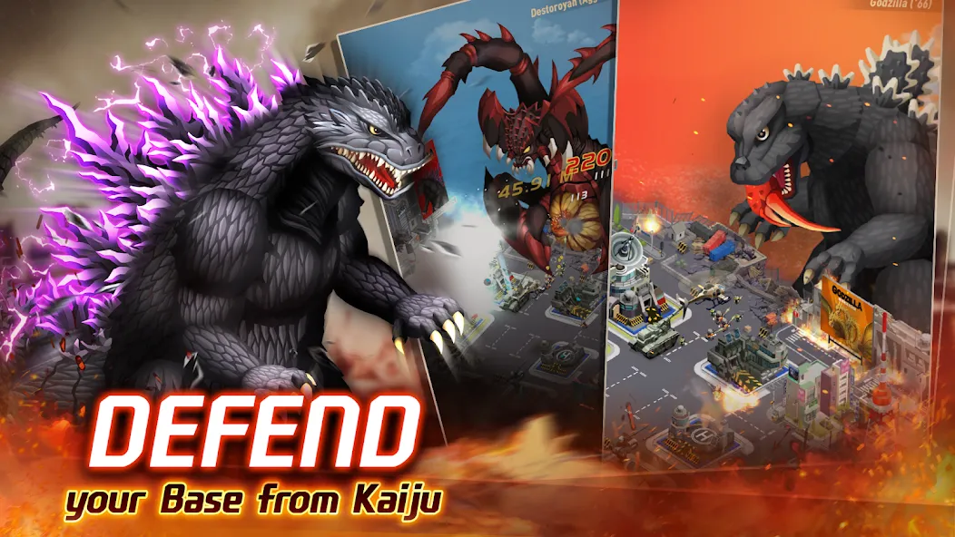 Взлом Godzilla Defense Force — Бесконечные деньги и кристаллы — скриншот 1