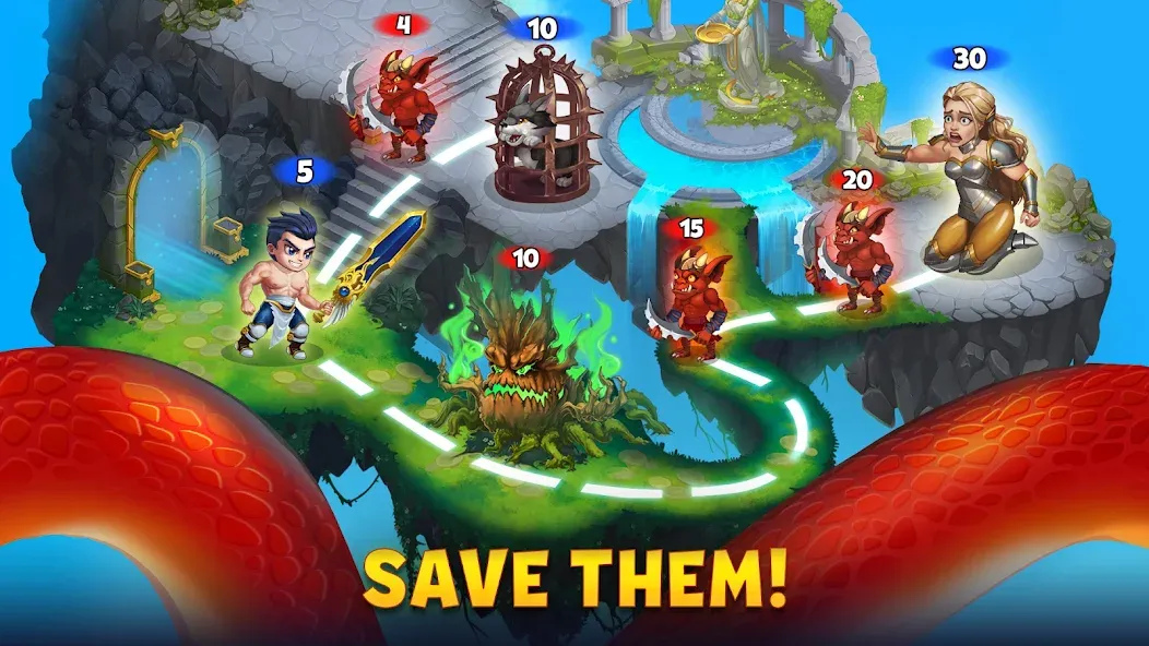 Hero Wars: Alliance — Мод: Много денег и бессмертие — скриншот 2