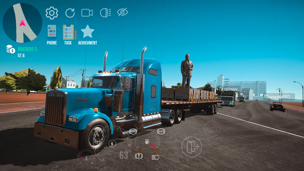 Скачать Nextgen: Truck Simulator Drive на Android — Много денег — скриншот 2