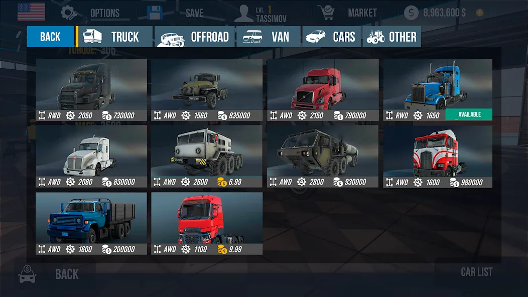 Скачать Nextgen: Truck Simulator Drive на Android — Много денег — скриншот 5