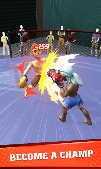 Скачать Muscle Tycoon 3D: MMA Boxing на Андроид — Много денег и бесконечная энергия — скриншот 5