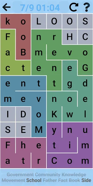 Скачать Word Quest: Puzzle Search (Мод: Много денег и подсказок) на Андроид — скриншот 3