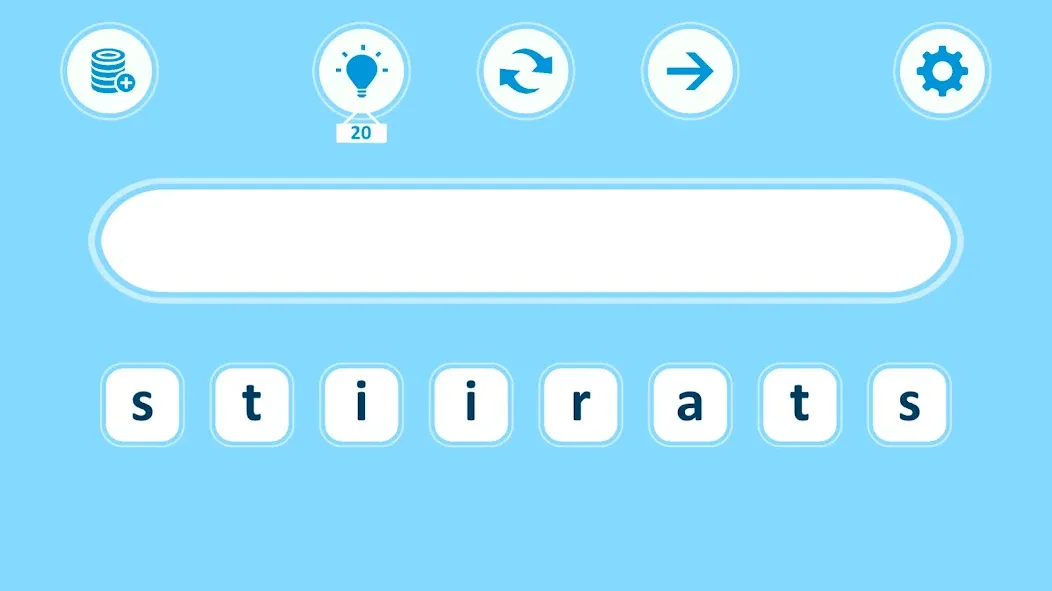 Anagrams на Андроид — Все уровни разблокированы — скриншот 1