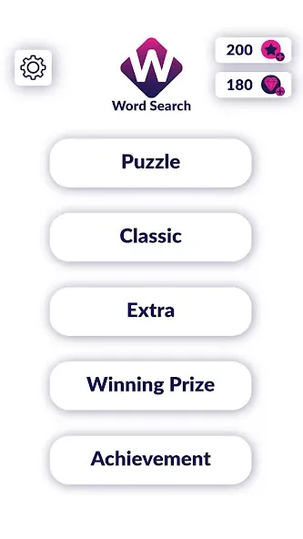 Скачать взлом Word Search Puzzle на Андроид — Все подсказки открыты — скриншот 2 Скачать взлом Word Search Puzzle на Андроид — Все подсказки открыты — скриншот 2