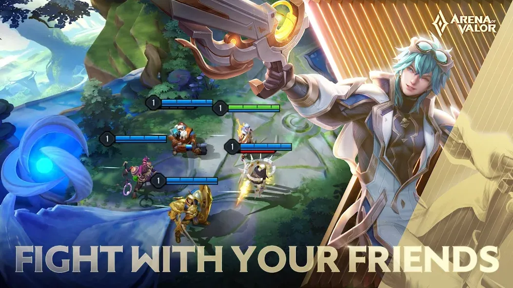 Взлом Arena of Valor — Много денег и кристаллов — скриншот 1